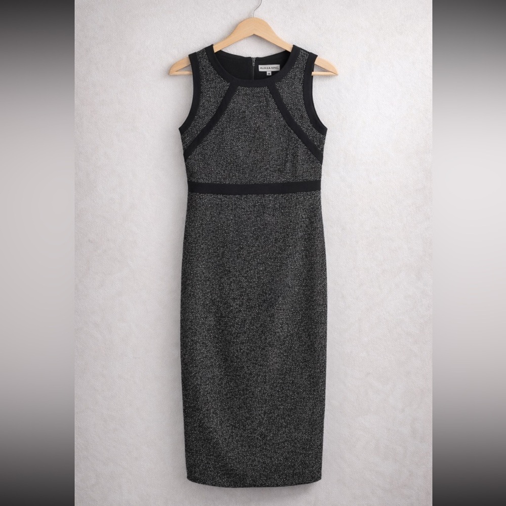 Elegant Black and Gray Women's Dress